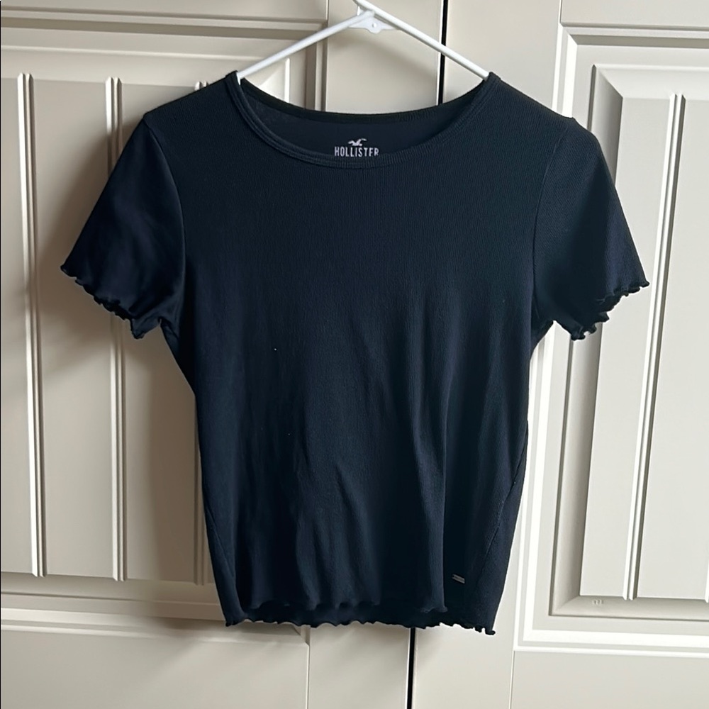 Hollister Ribbed Short Sleeve Tee